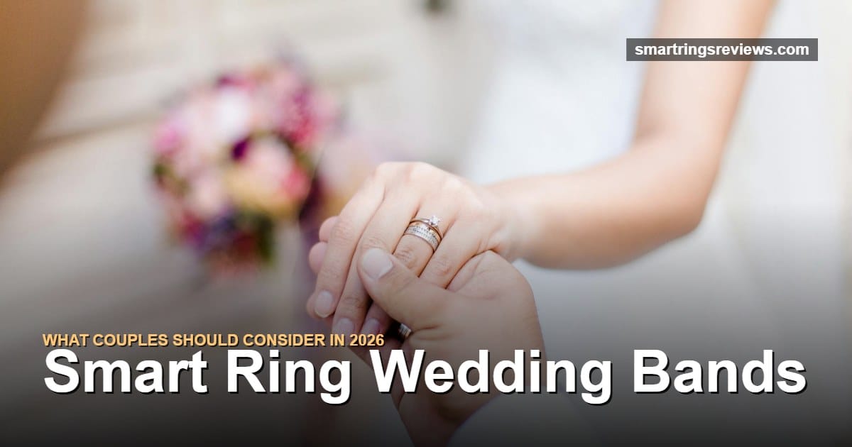 Smart Ring Wedding Bands cover image - couple holding hands